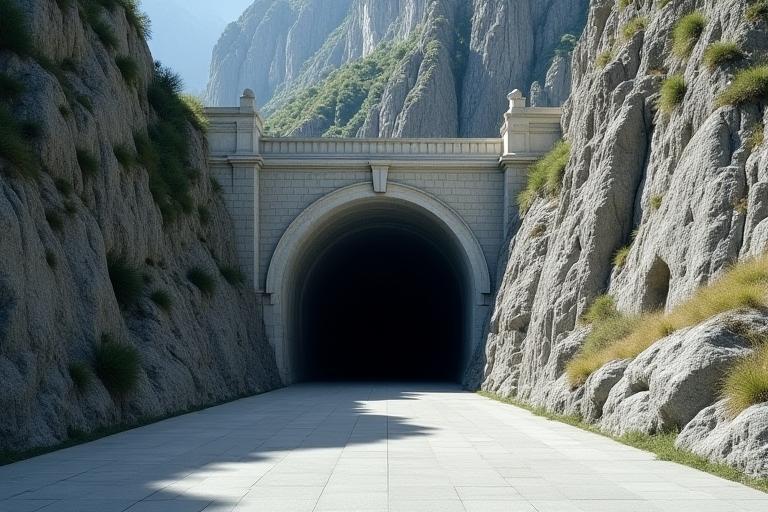 Gotthard Tunnel Einfahrt